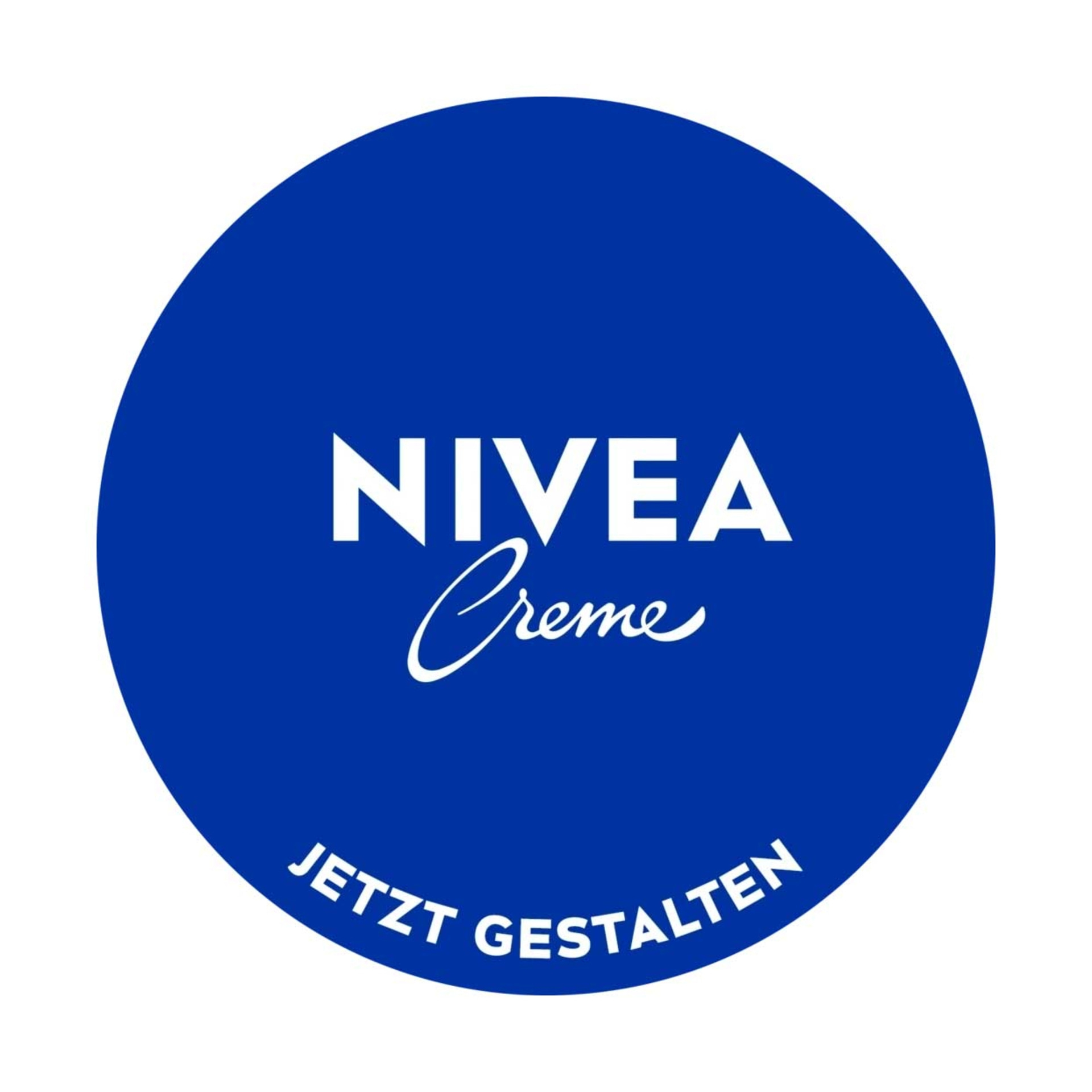 Nivea Creme Logo mit dem Schriftzug Jetzt gestalten